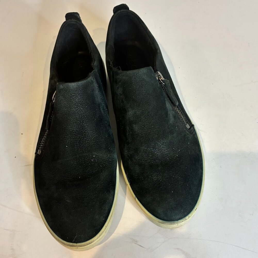Ecco | Black Nubuck Sneakers